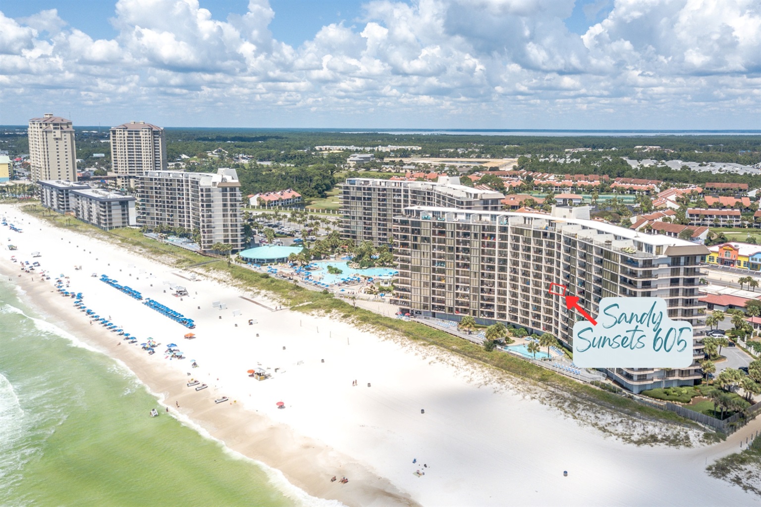 Location of Sandy Sunsets 605