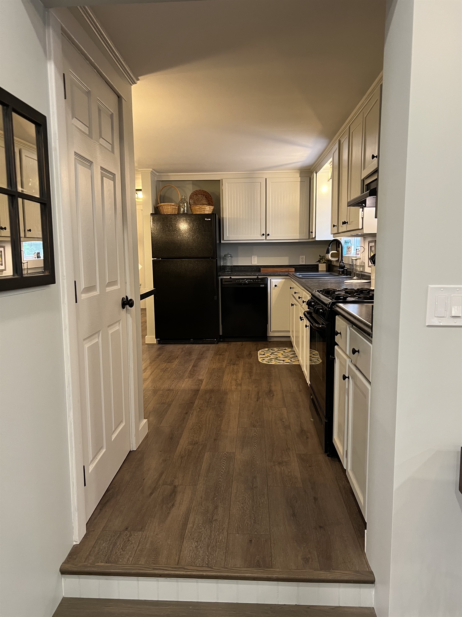 Renovated kitchen with new appliances
