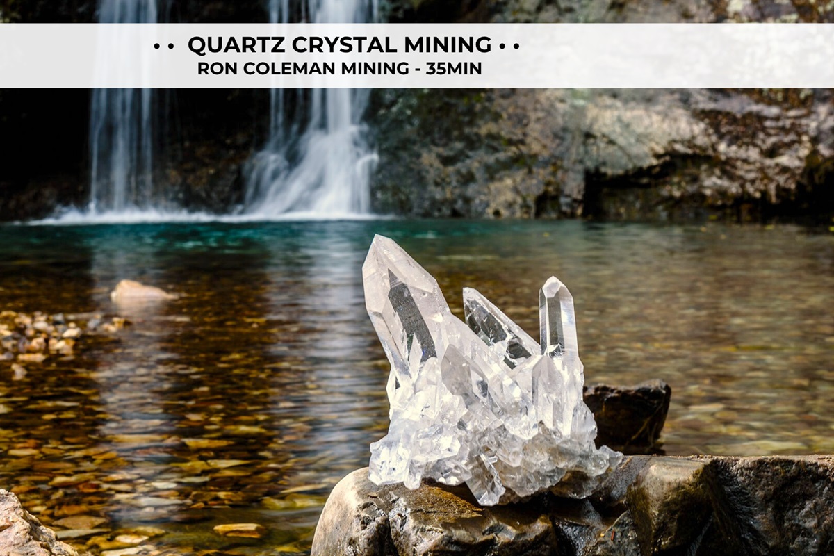Get your hands dirty and spend an unforgettable day mining quartz crystals!