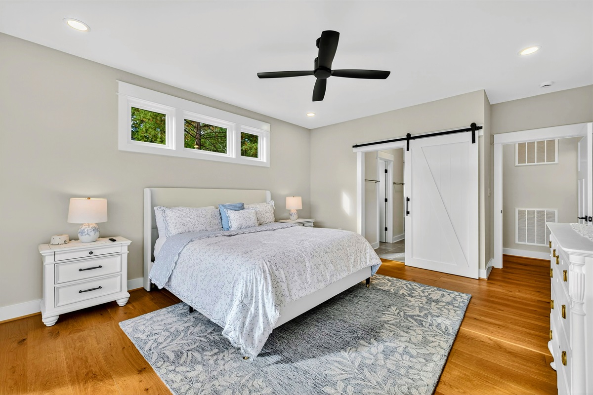 All six king bedrooms have their own full bath and all bathrooms are so tastefully color coordinated with the bedrooms.