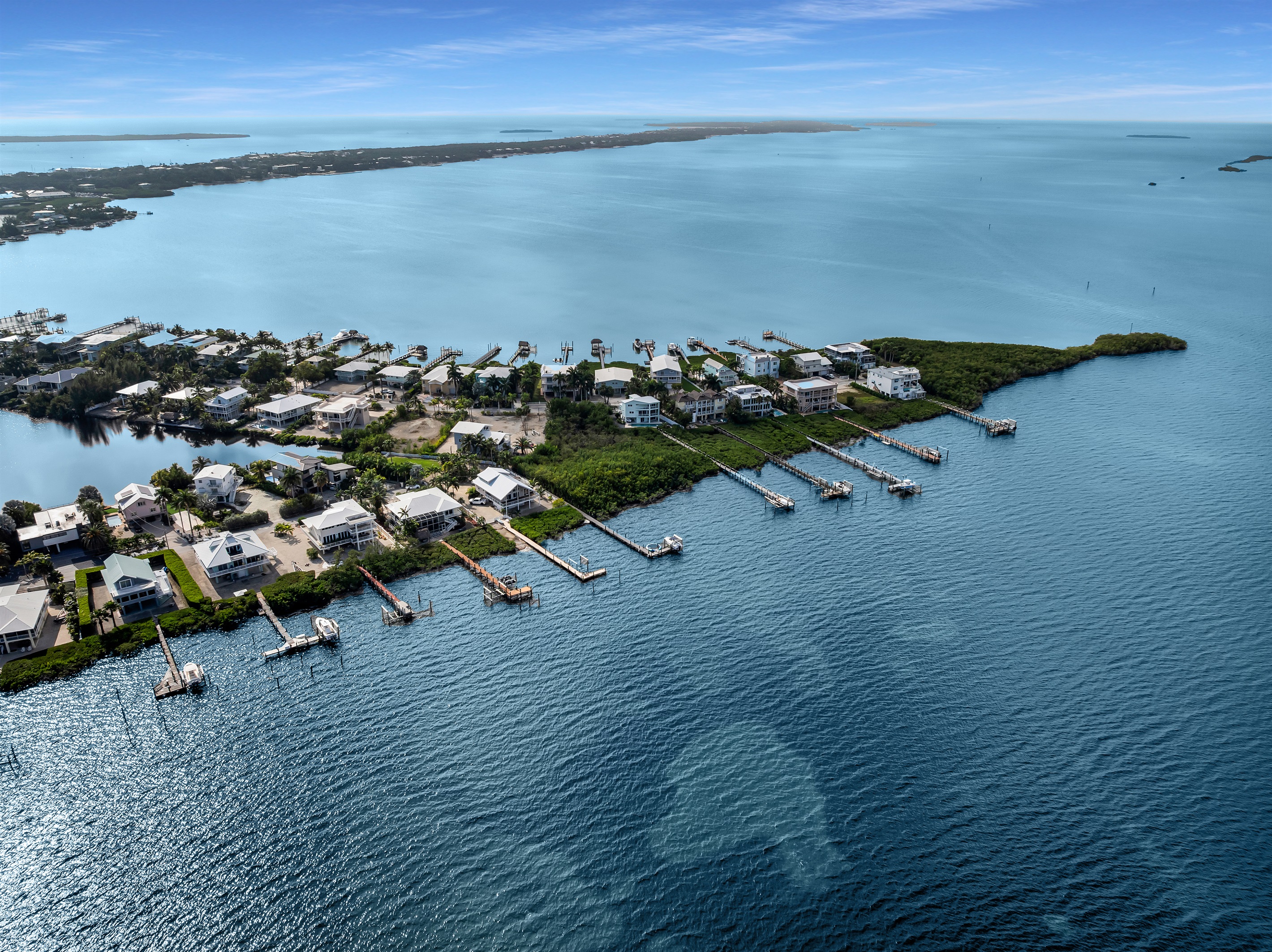 Aerial view of neighborhood