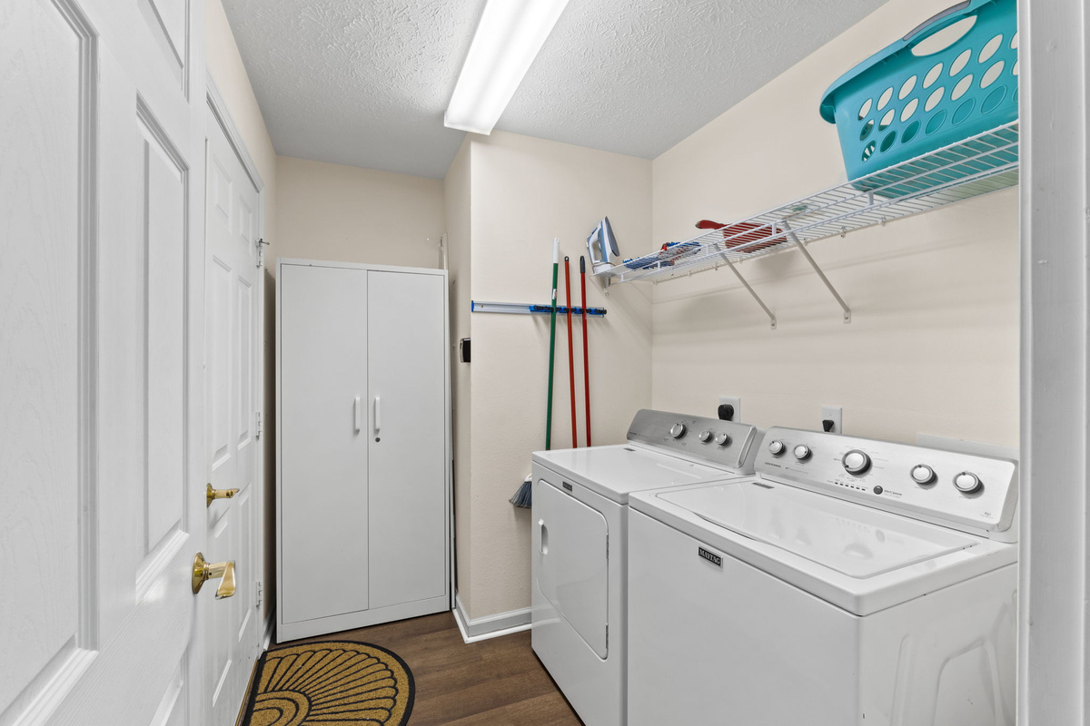 Laundry Room with Washer and Dryer