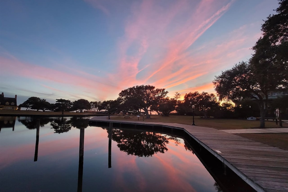 Corolla Park sunset.