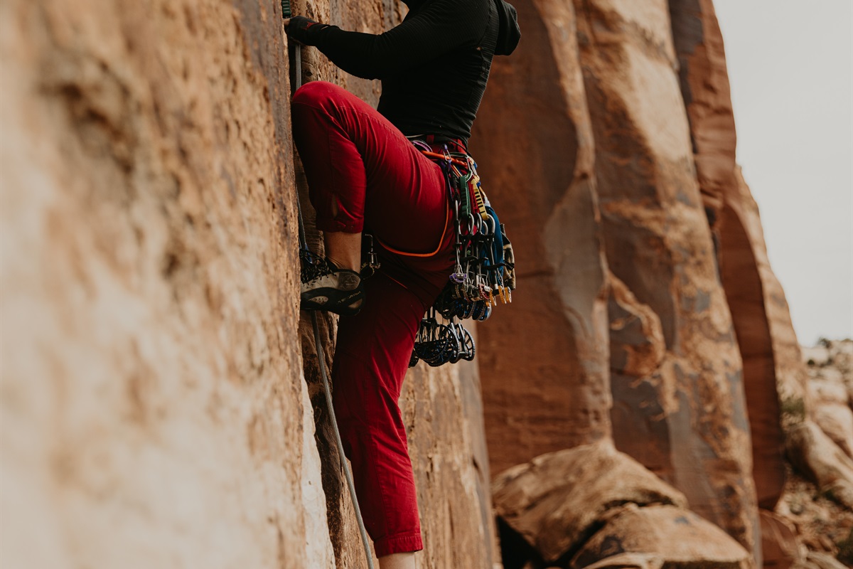 Book a climbing tour with Moab Adventure Center
