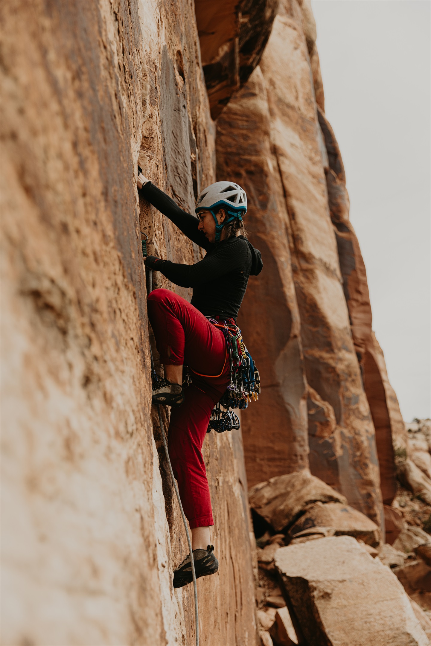 Book a climbing tour with Moab Adventure Center
