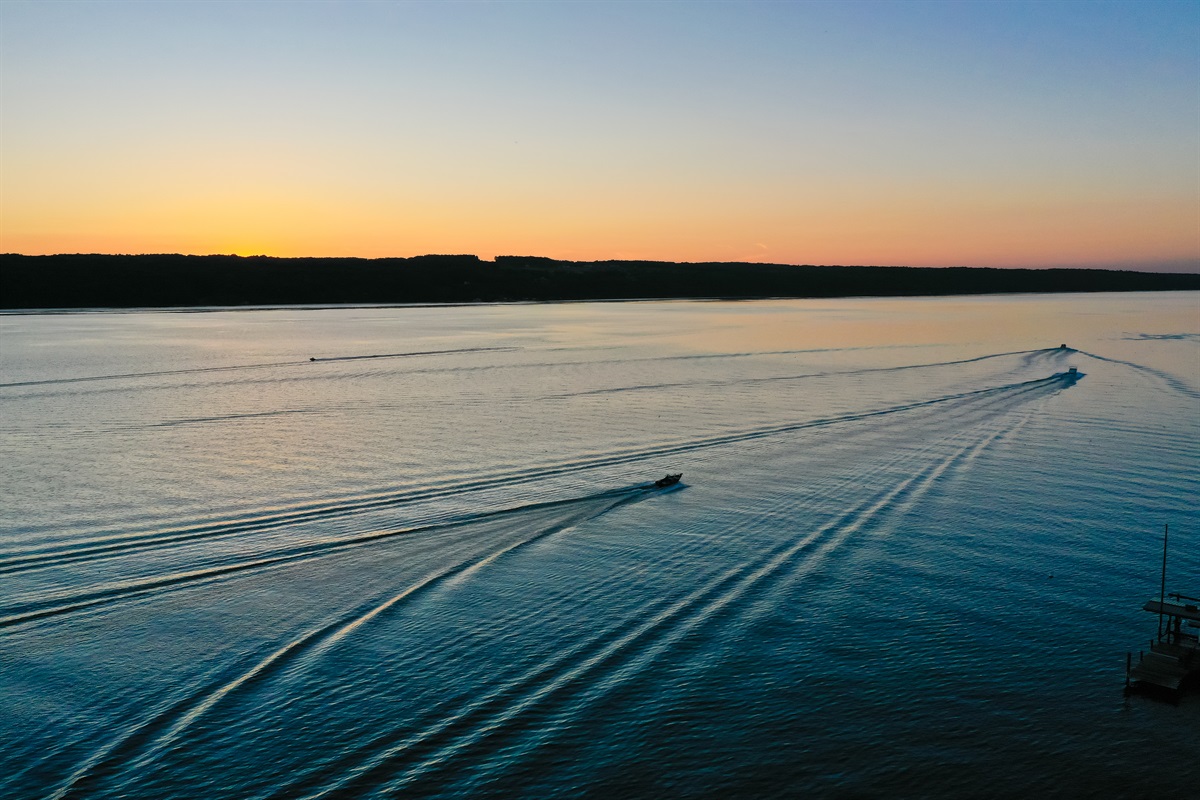 Boats on Seneca Lake
