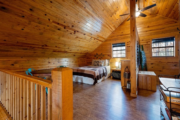 Upstairs loft