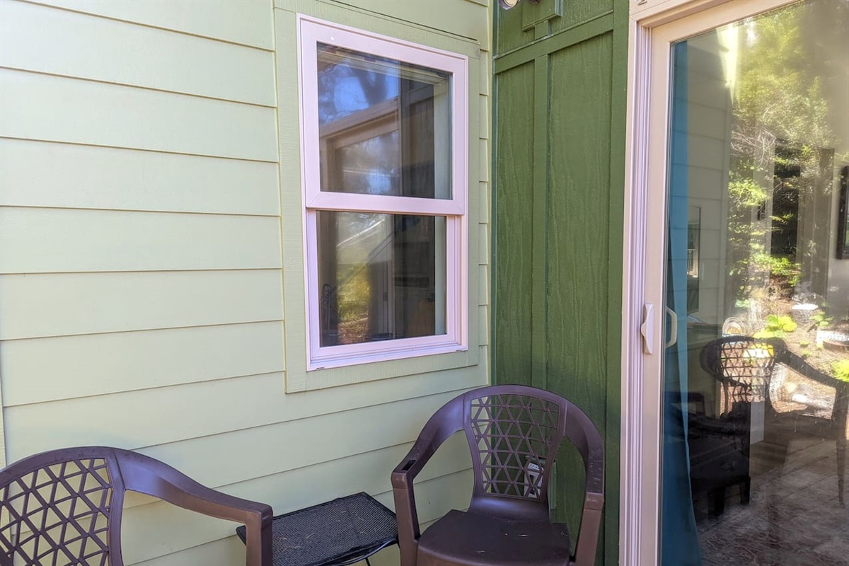 patio off of bedroom
