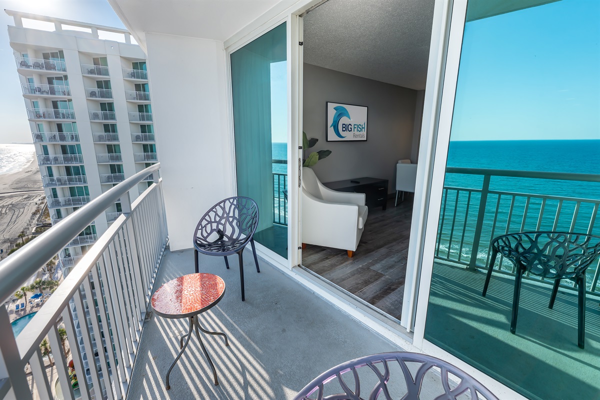 Breathtaking Views from Balcony!