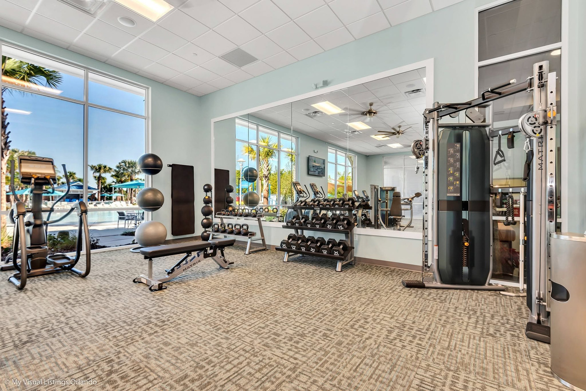 Our clubhouse gym has everything you need to burn off those churros.