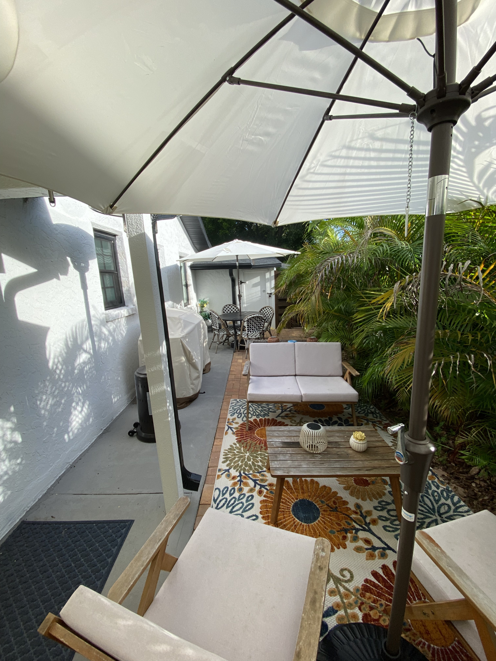 Your Patio Awaits: Lounge outside of kitchen