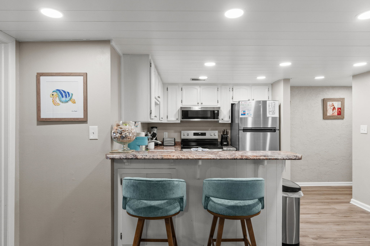 Bar Area with Seating for 2
