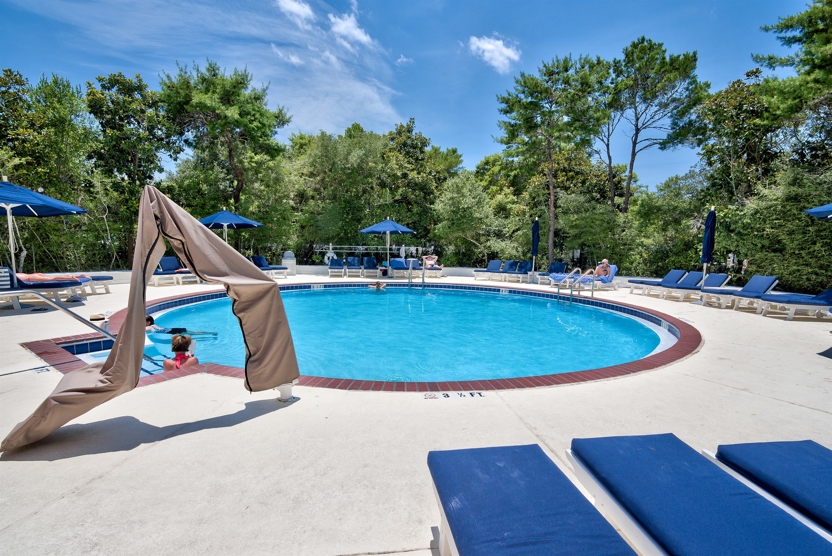 Also just across the street is the Adult Pool and the Covered Family Pool.
