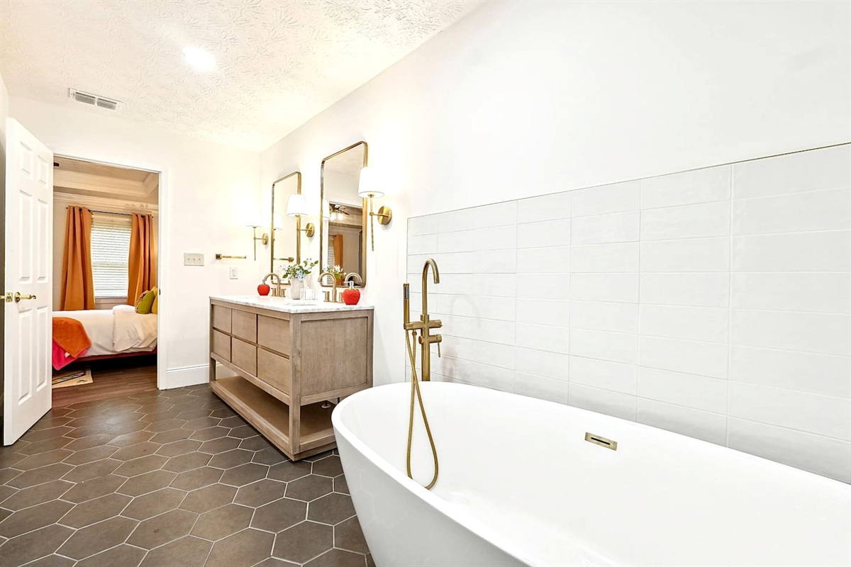 Bedroom #2 master bathroom.