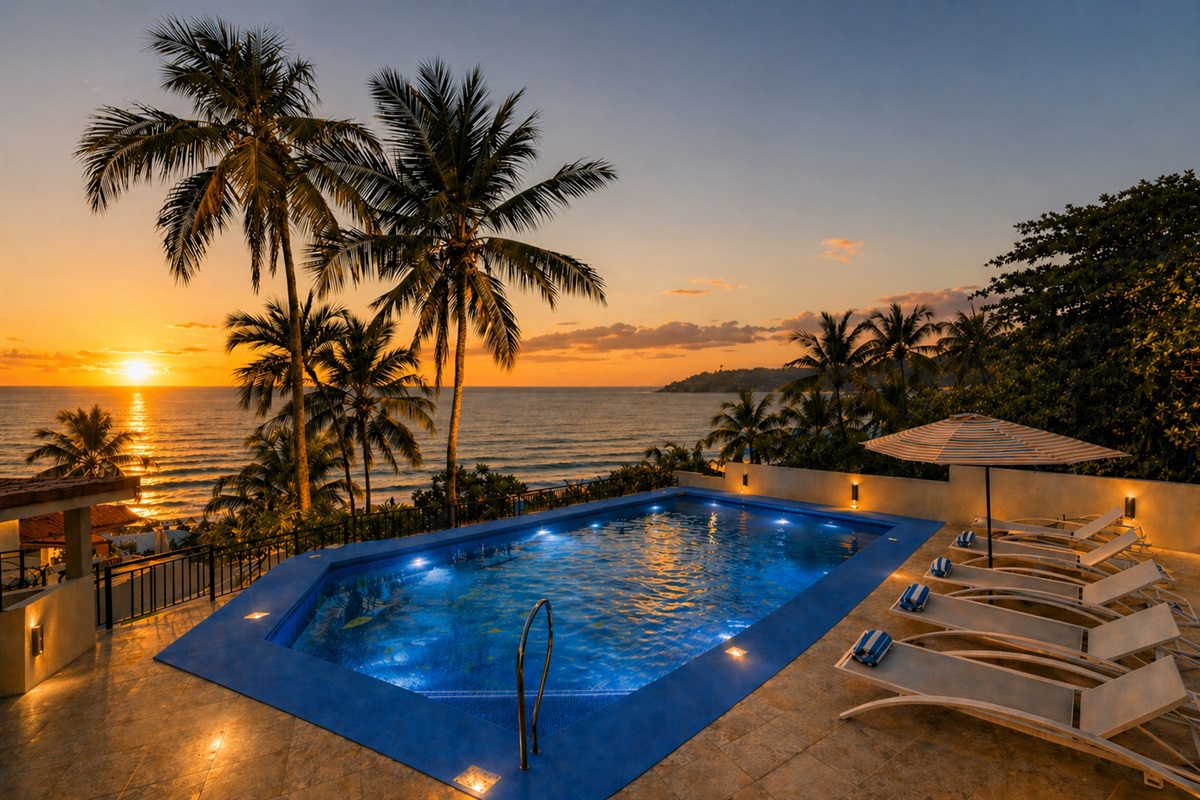Ocean front pool