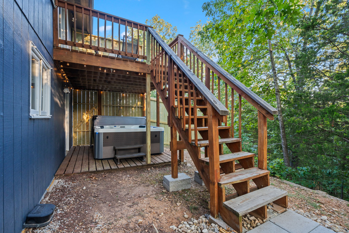 Your Hot Tub Tucked Against the Woods