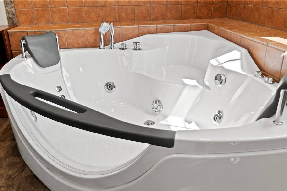 Relax in the luxurious indoor jacuzzi, offering a soothing and spa-like experience right at home.