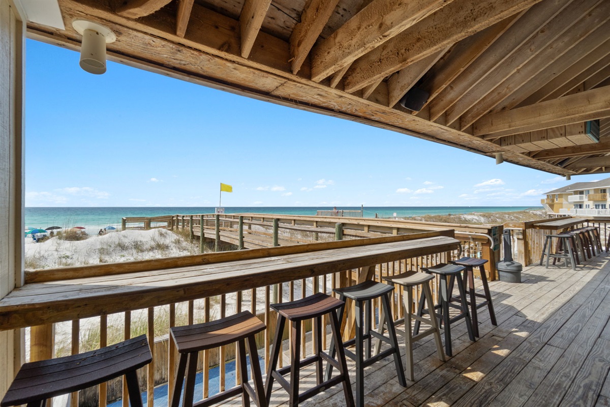 Beachside Bar with a View