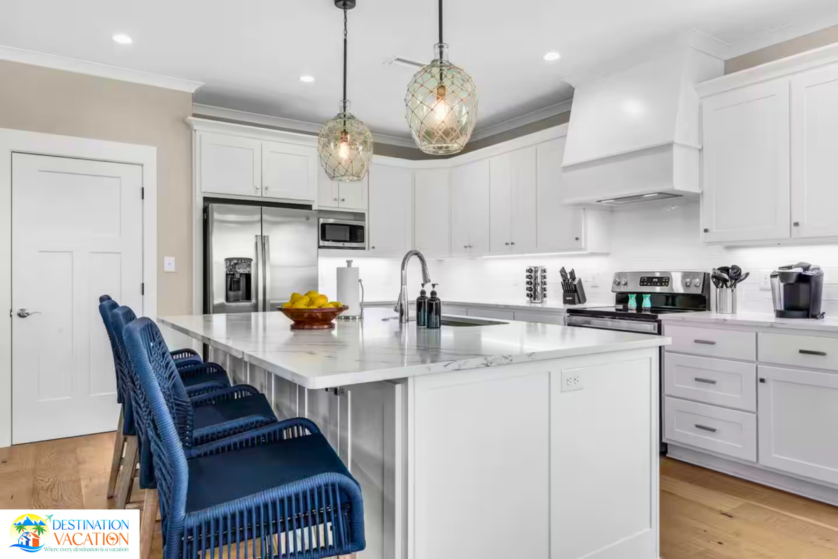 Bright kitchen spaces designed for effortless entertaining.