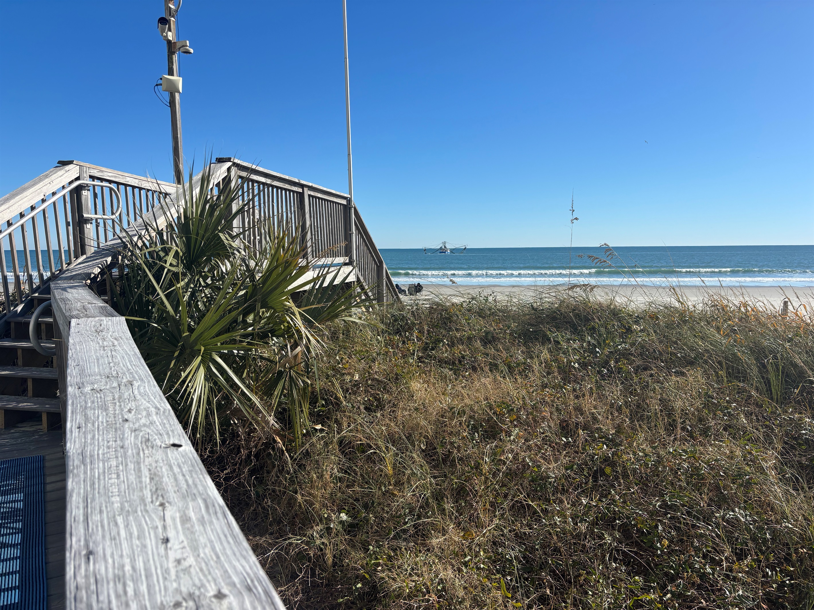Super close beach access from the pool