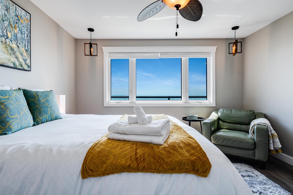 Queen Bedroom Designed for deep rest with a spa-like calm