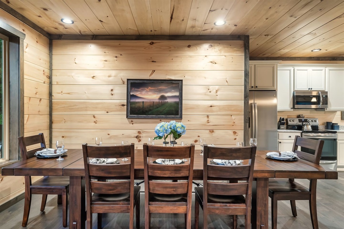 Enjoy your meals here!  You can cook or get something delivered!