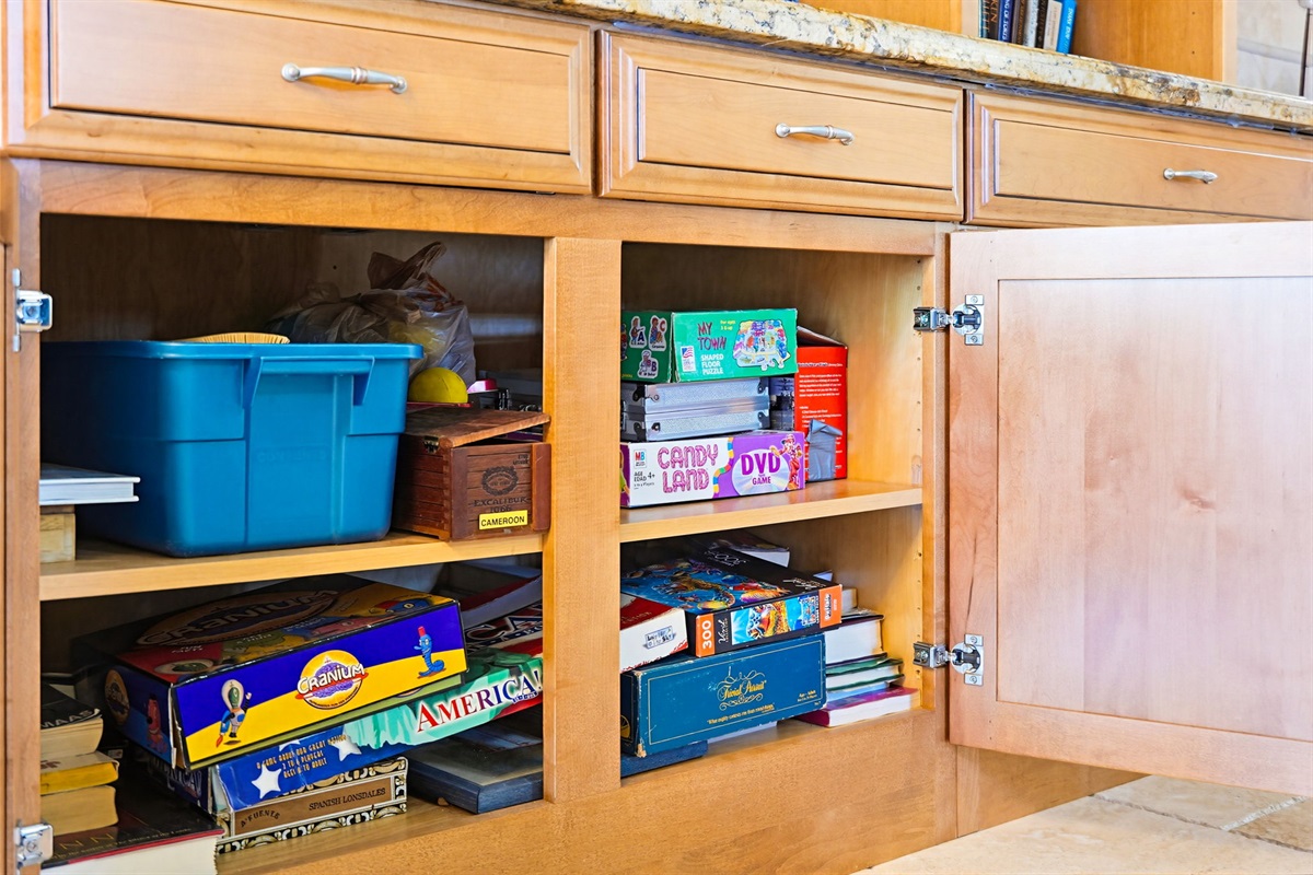 Board games for your enjoyment.