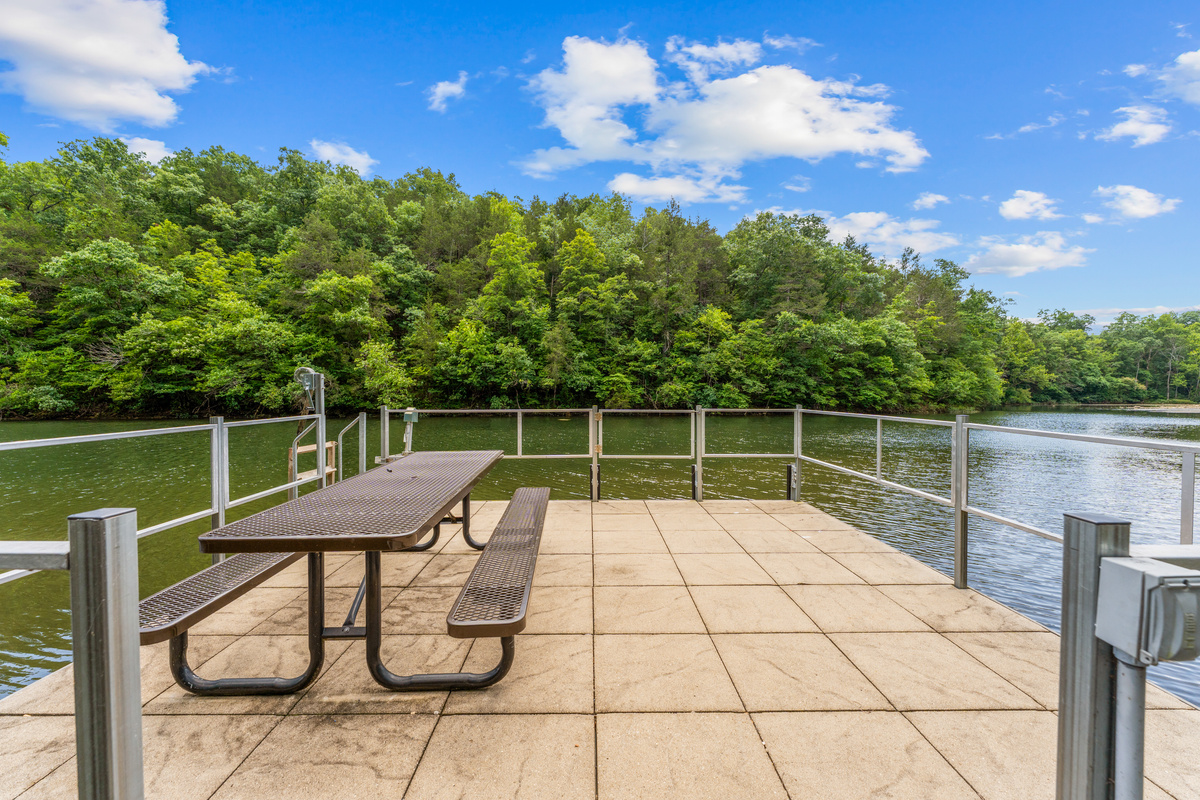 Our dock on our peaceful cove!