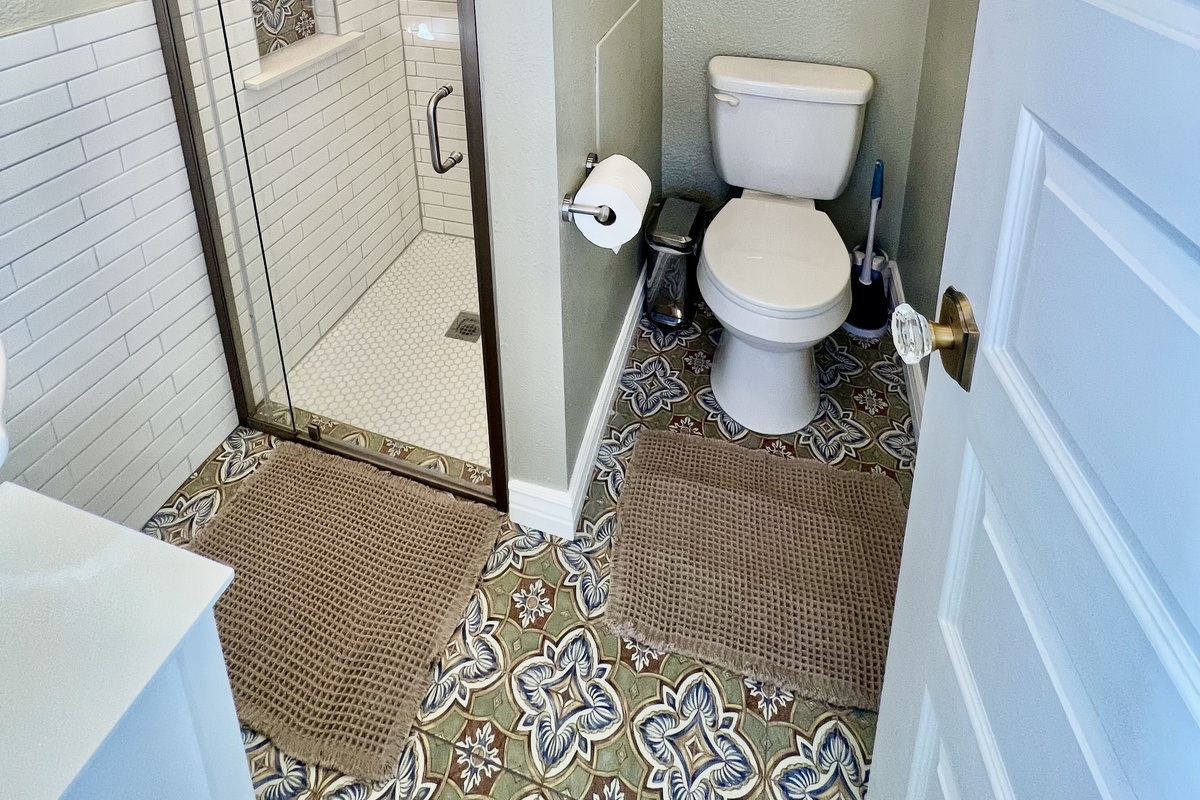 From the artful designer tile to the sparkling walk-in shower, every detail is crafted for your comfort.