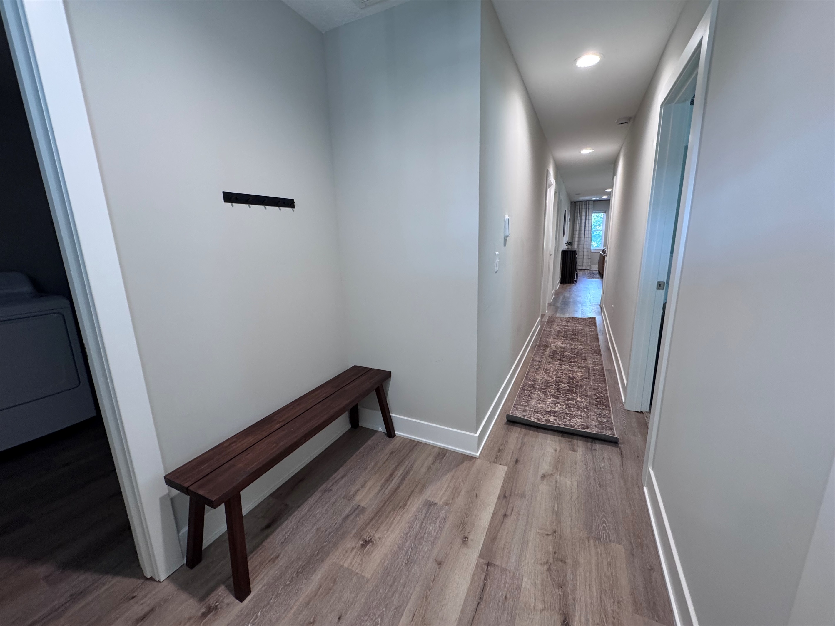 Mud area, hallway
