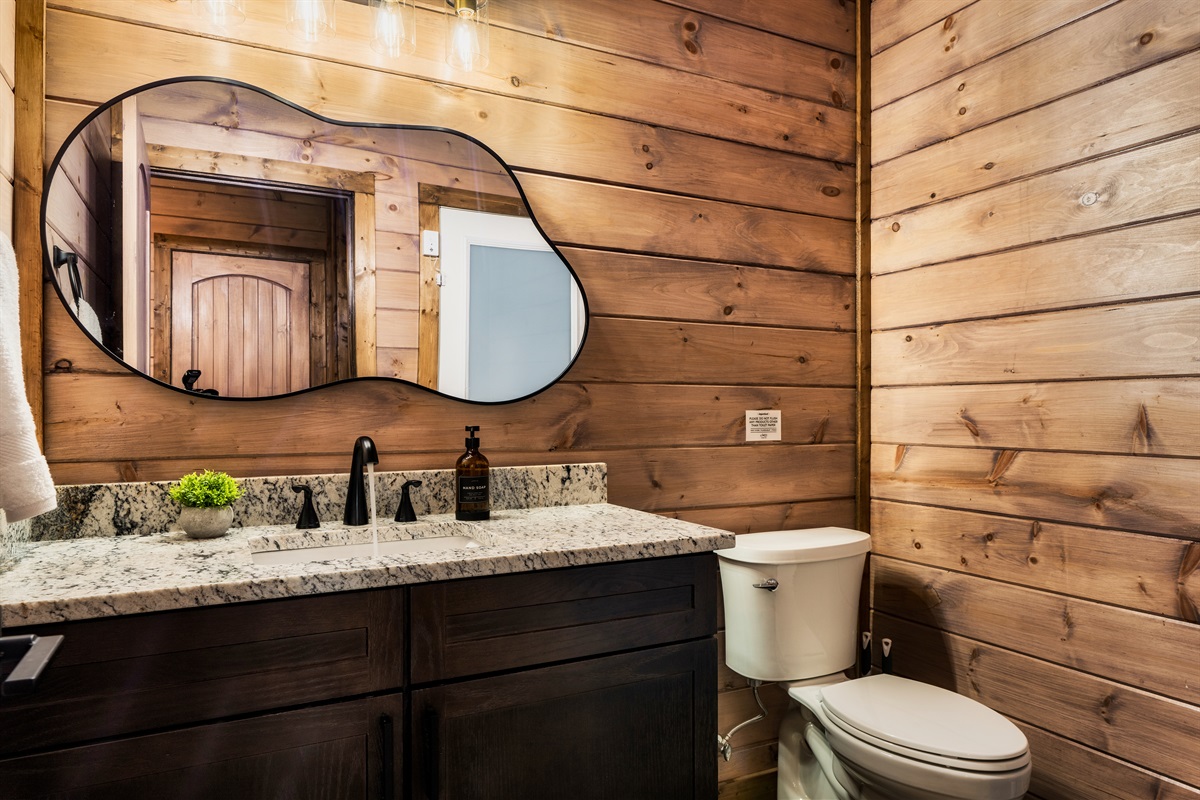 Bathroom 7: half bath in game room/theater area