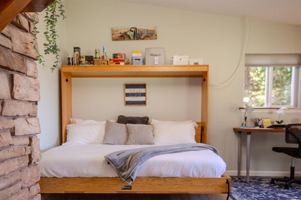 Queen Murphy Bed in Living Room