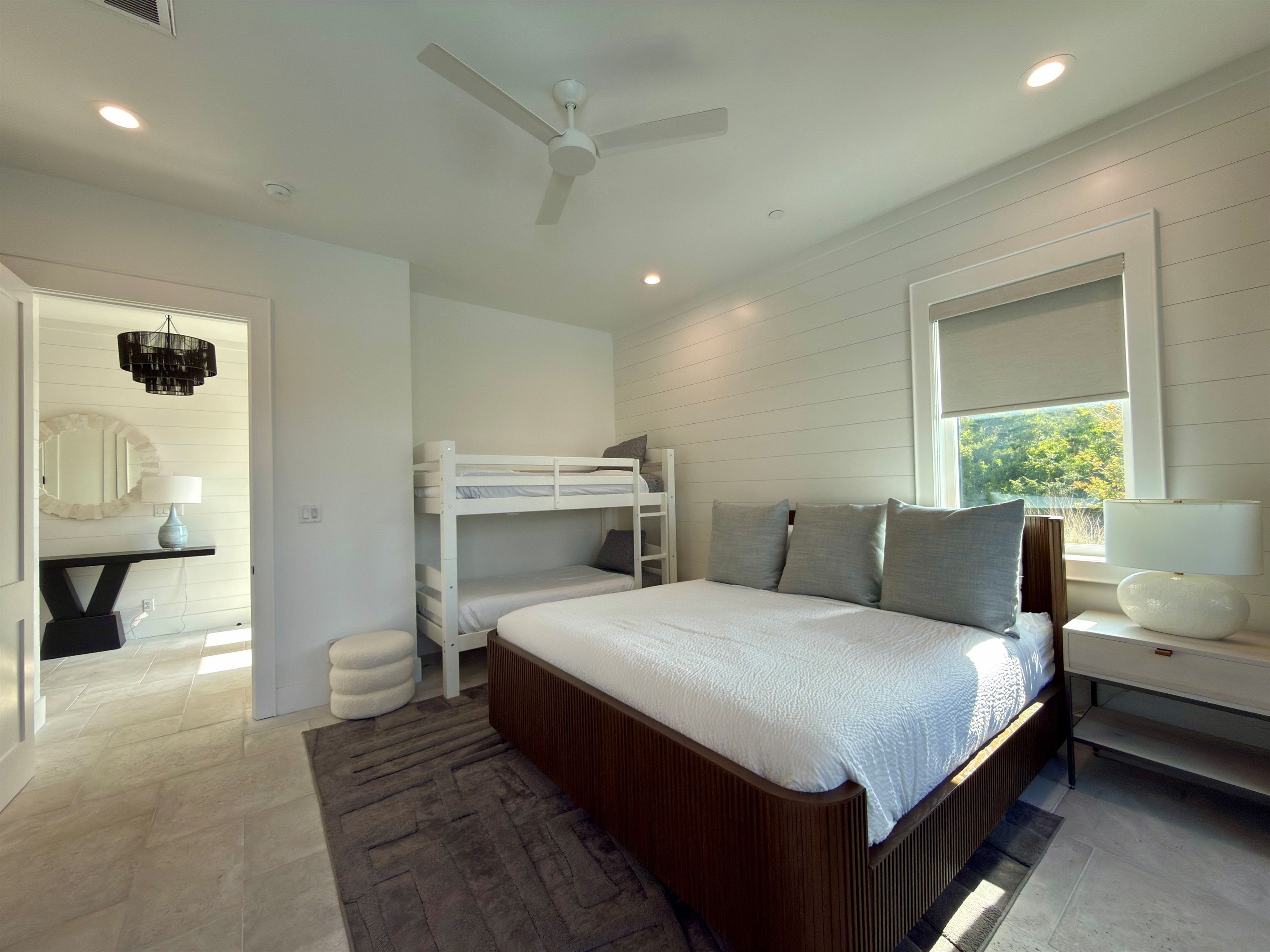 New Twin over Twin Bunk in first floor King Bedroom.