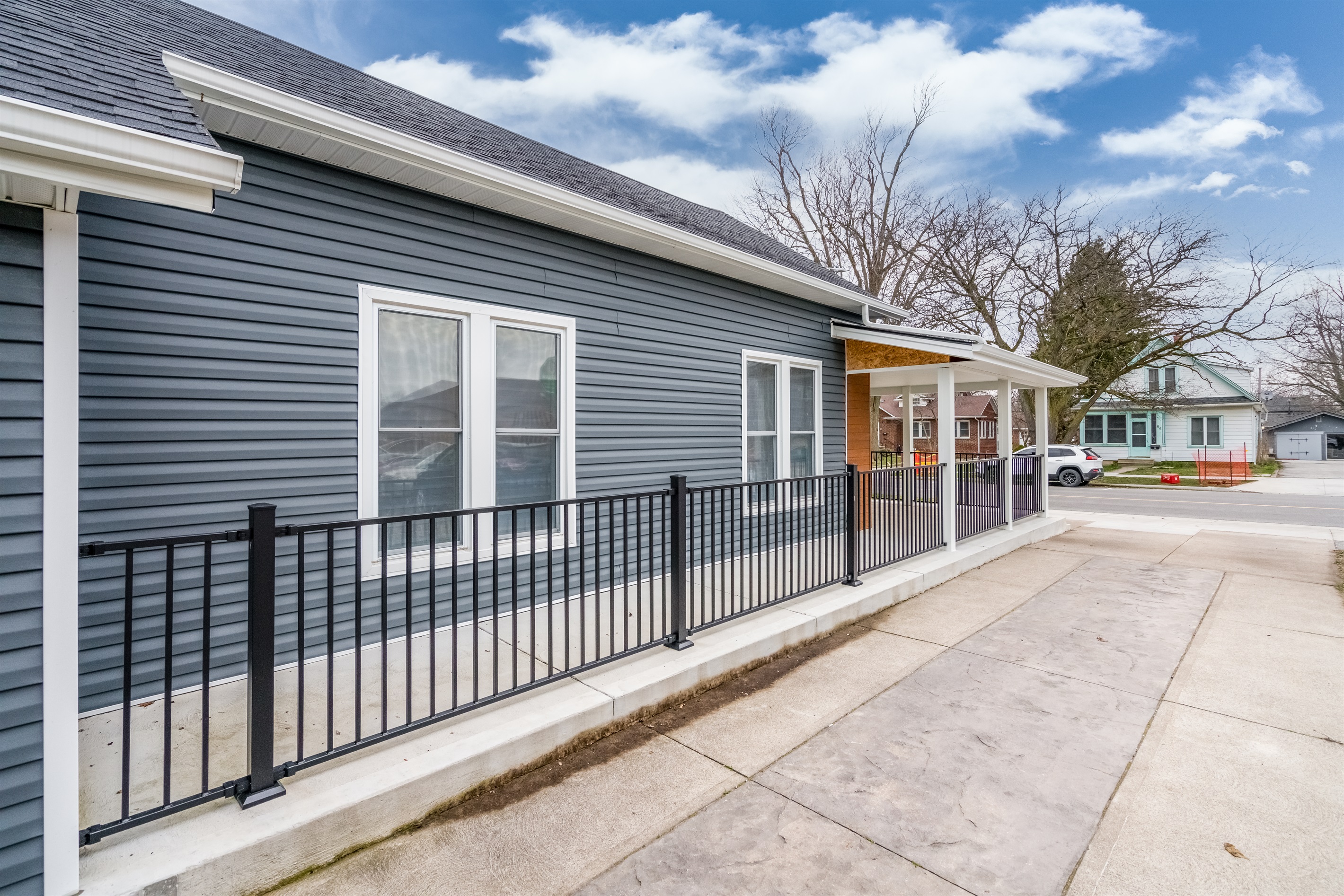 Side Exterior on Main Street