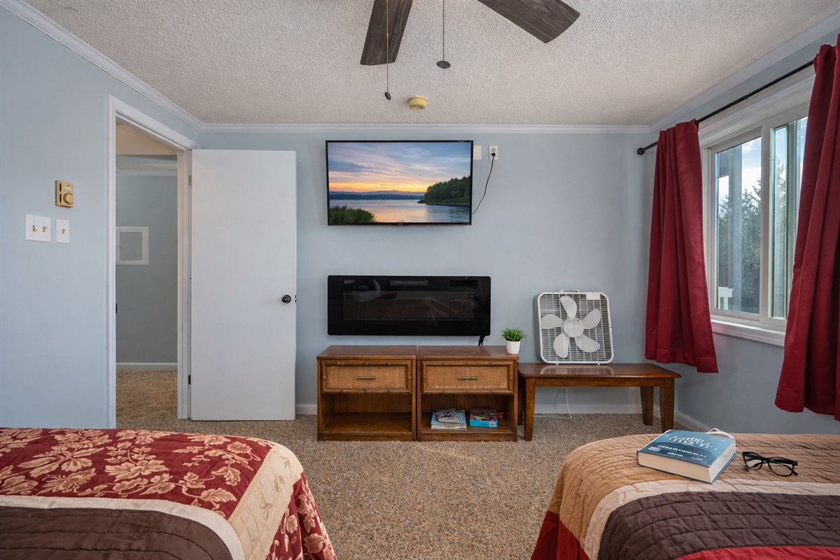 Two beds and ample space to store your belongings during your stay.