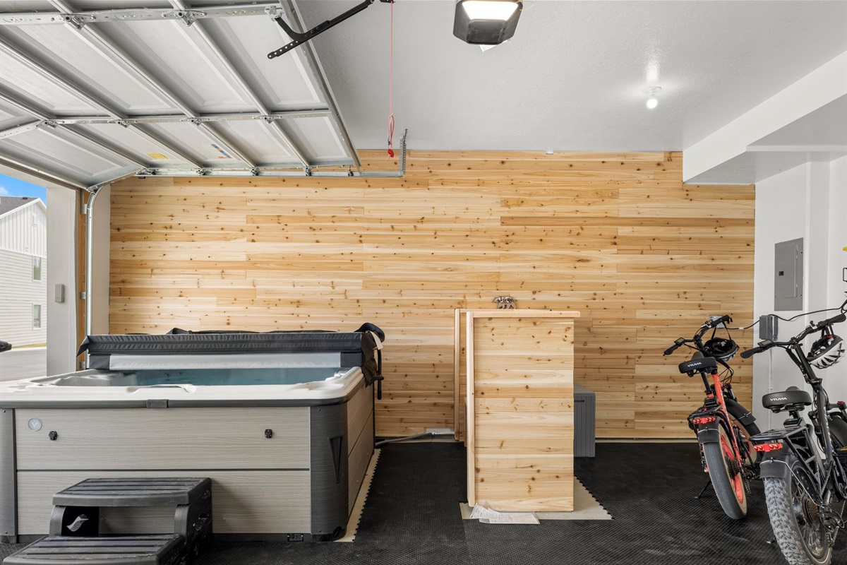 Hot Tub and Electric Bikes