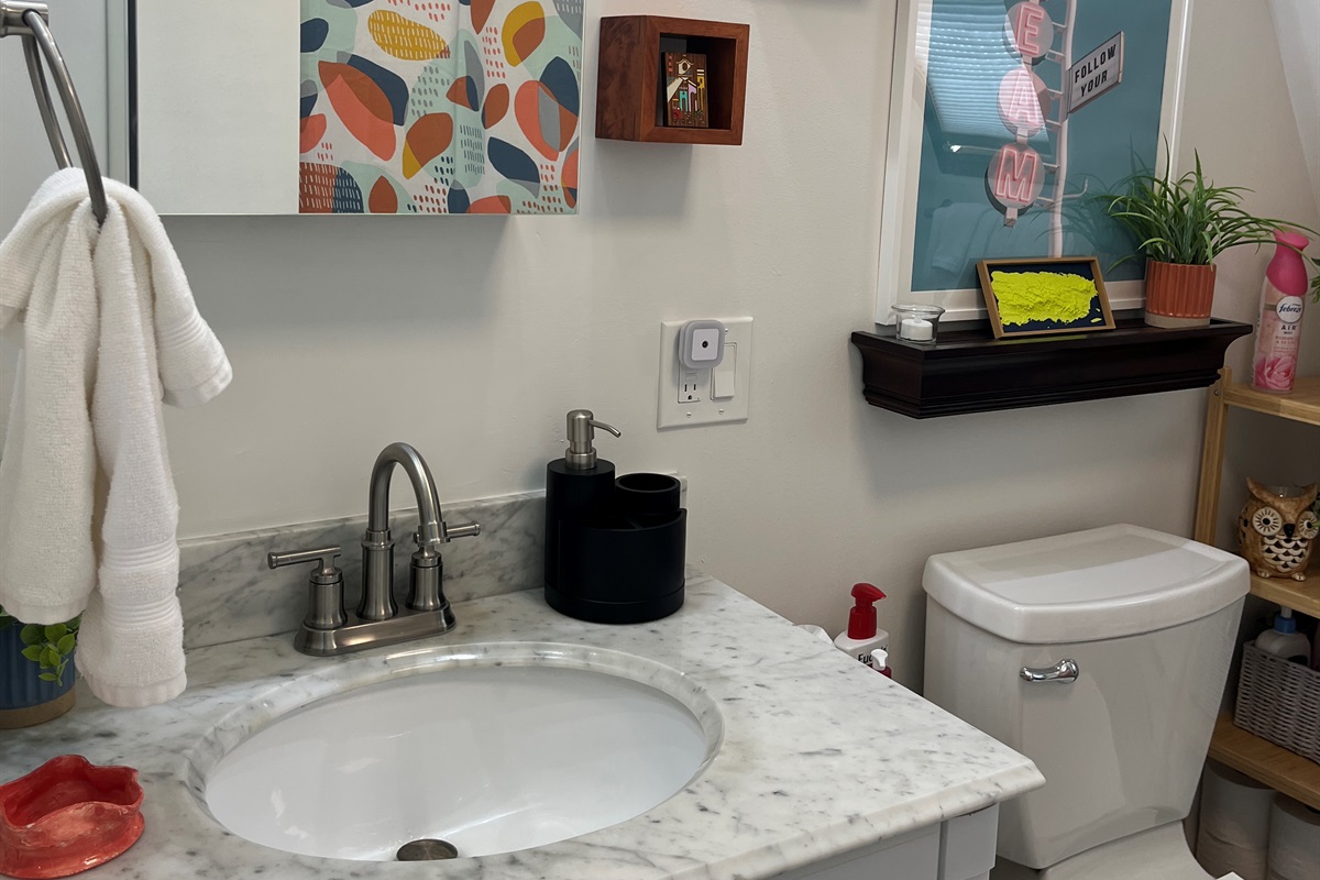 1st floor bath with tub/shower