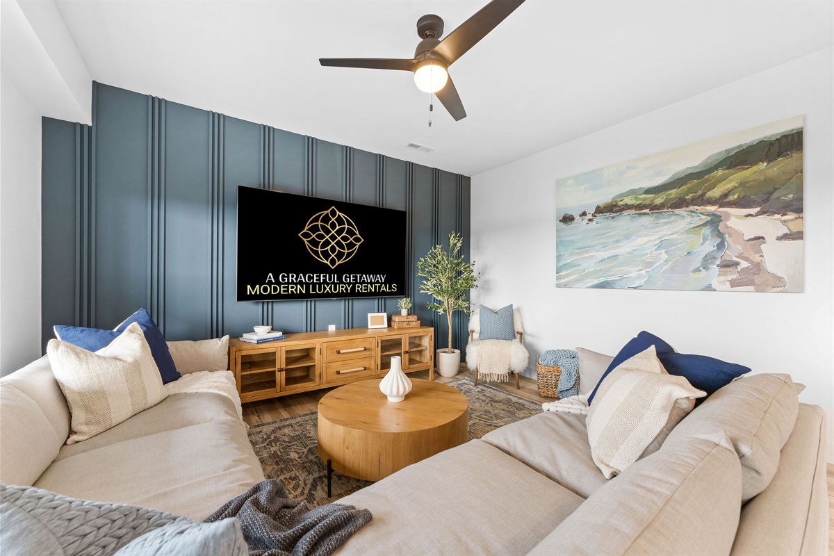 Lower level living room