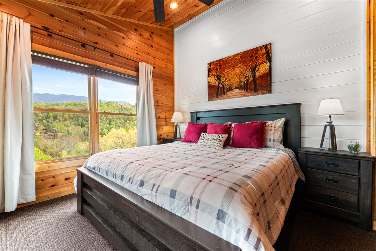 Relax in your private king suite.