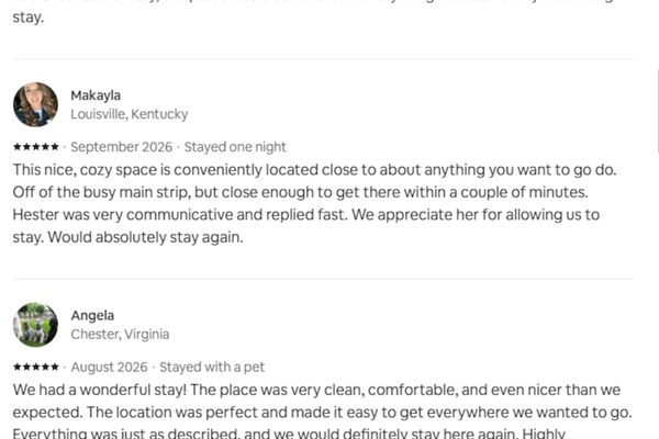 Guest Reviews: Rave reviews highlight our ideal location and welcoming atmosphere!