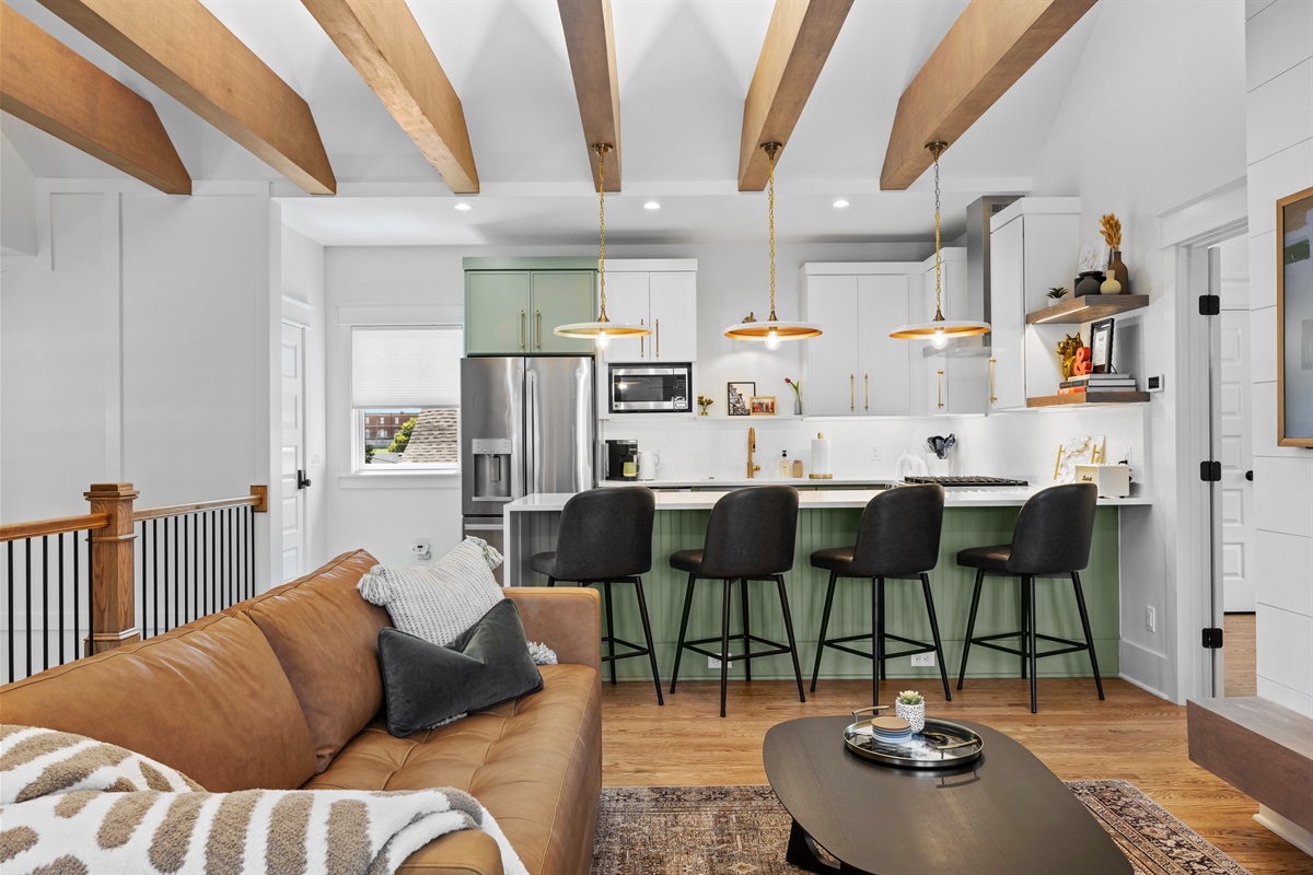 High-end fixtures and amenities for a top-notch stay.