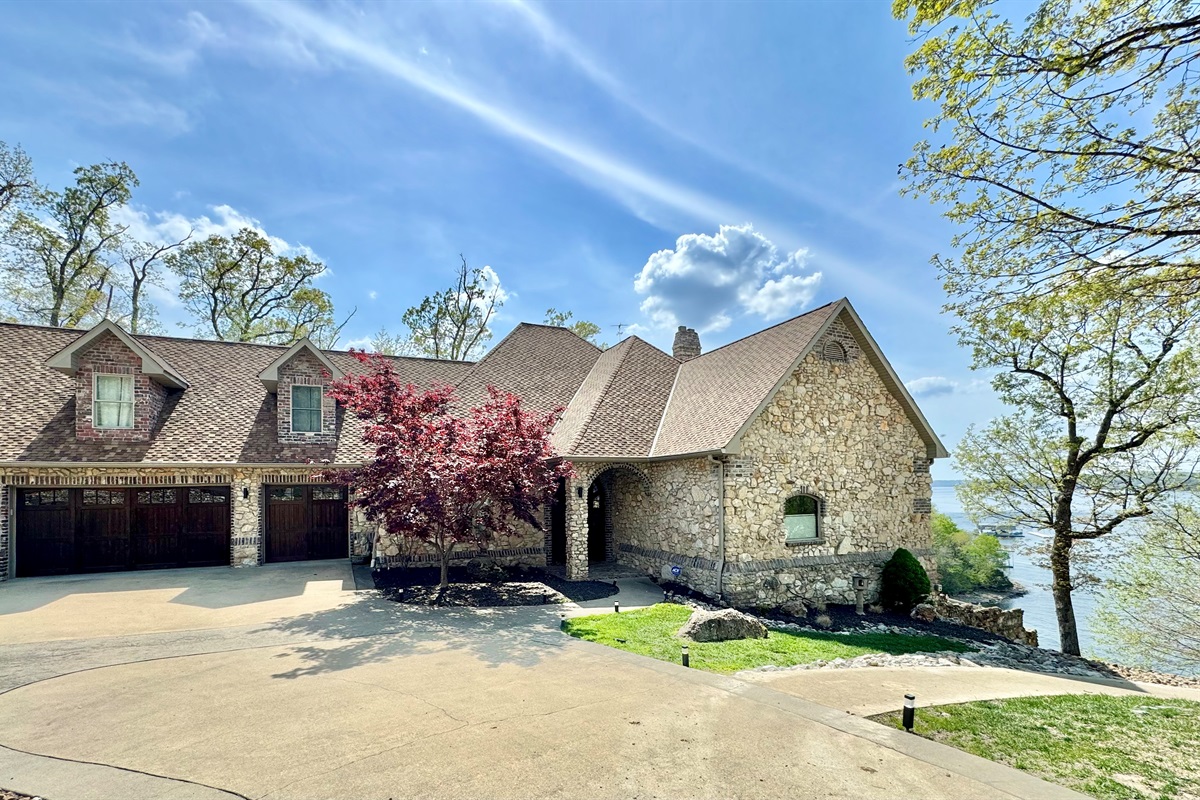 Waterford Chateau is nicknamed the "Castle House" in Porto Cima. Flat driveway from street to house with room to park 2 cars inside the garage and 3 cars on the driveway. 