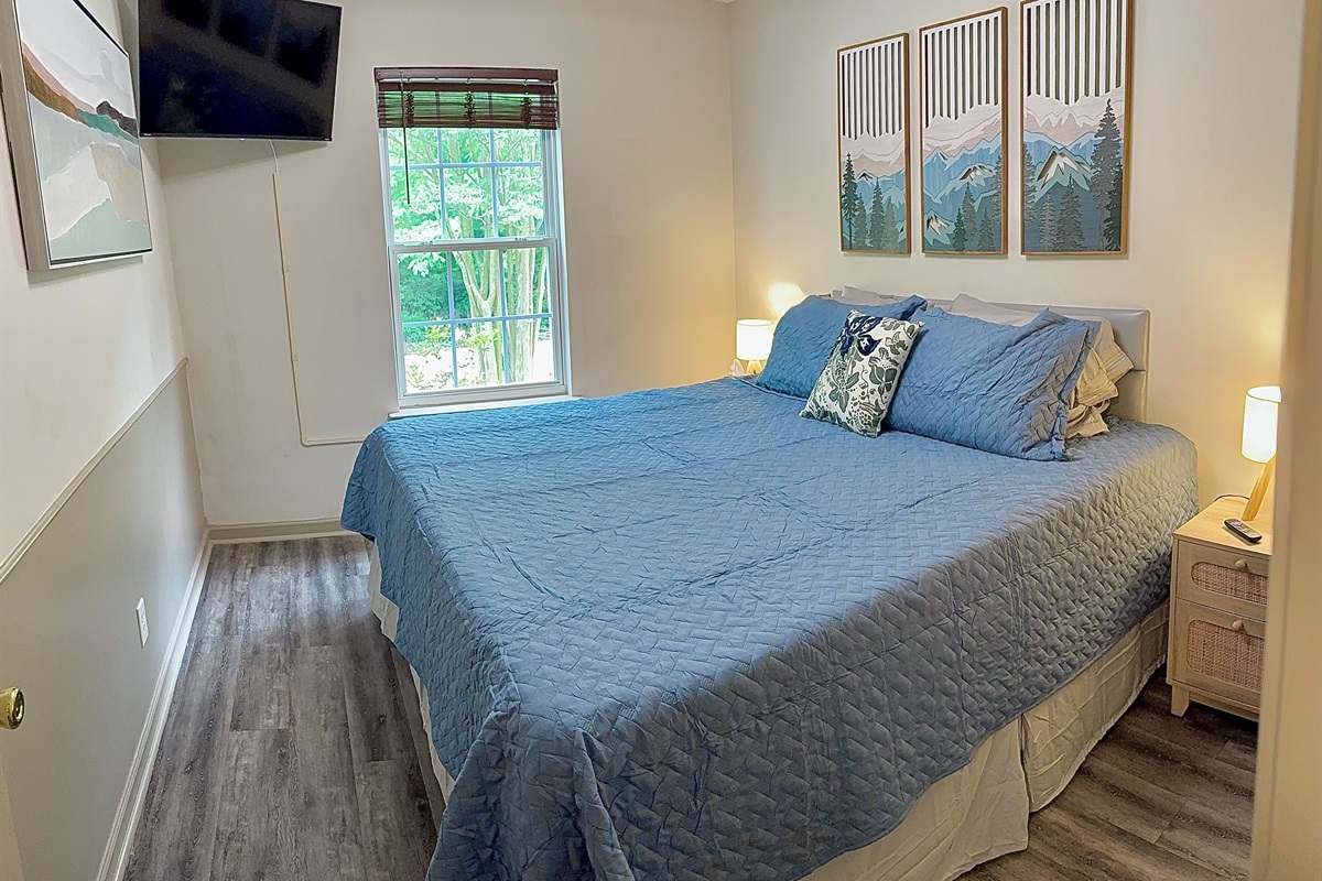 Bedroom #2 - King Bed, Smart TV, Closet