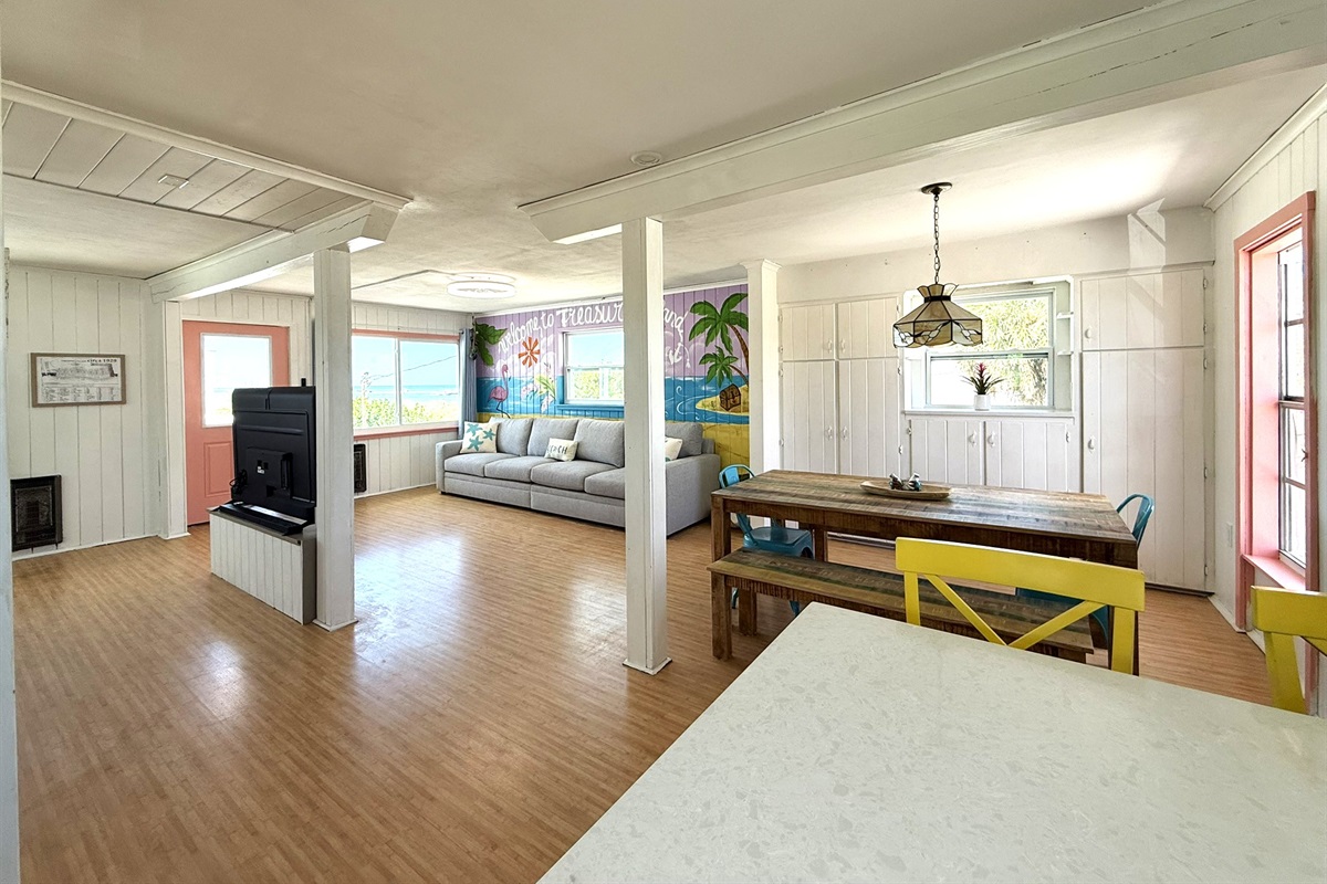 Living Dining Area from Breakfast Bar