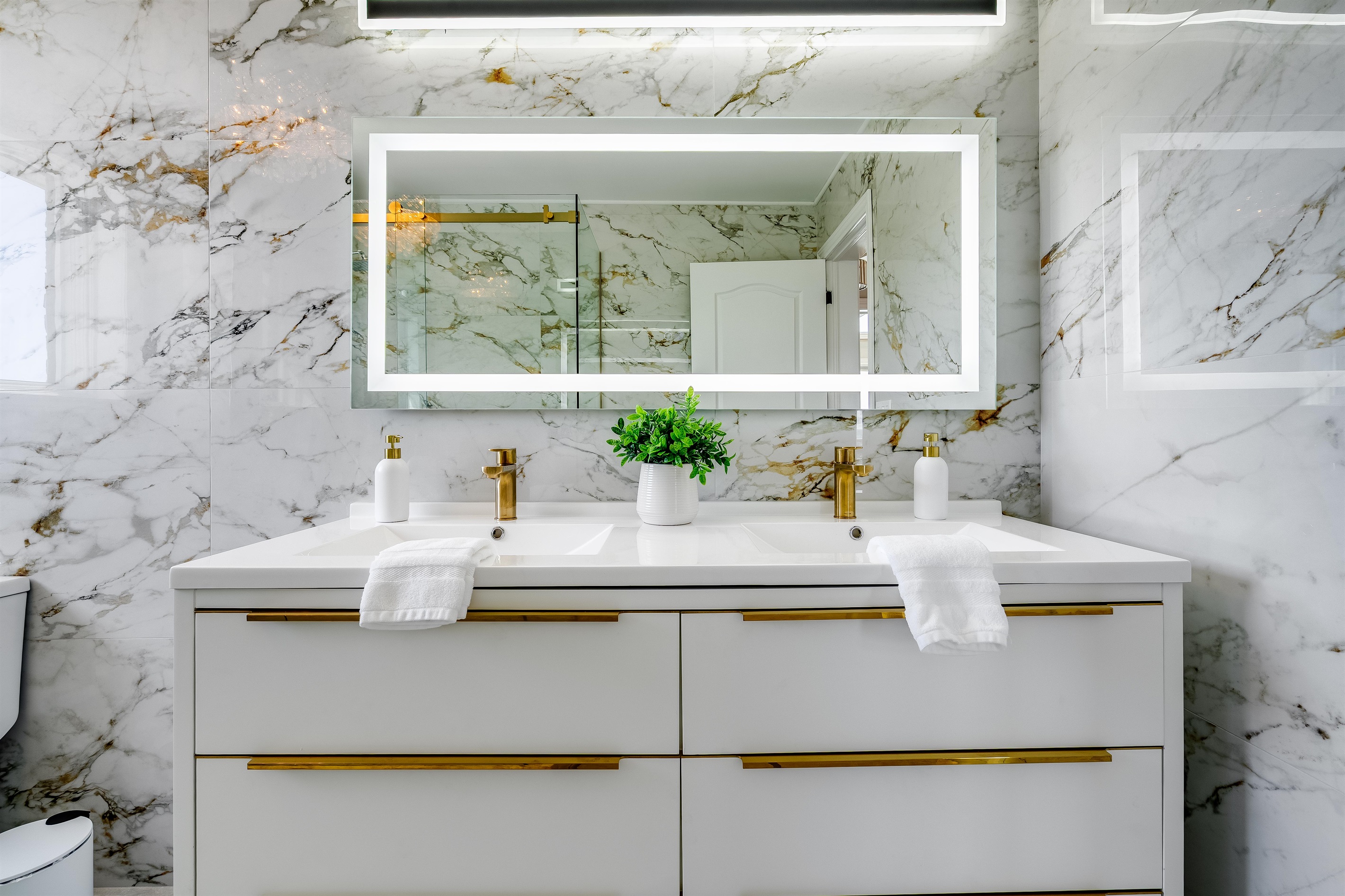 A retreat for both body and soul in the upstairs shared full bath.