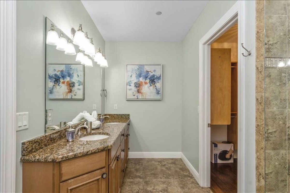Master suite vanity area
