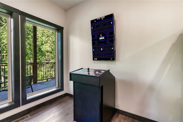 Classic arcade game for endless fun — a guest favorite for kids and adults alike.