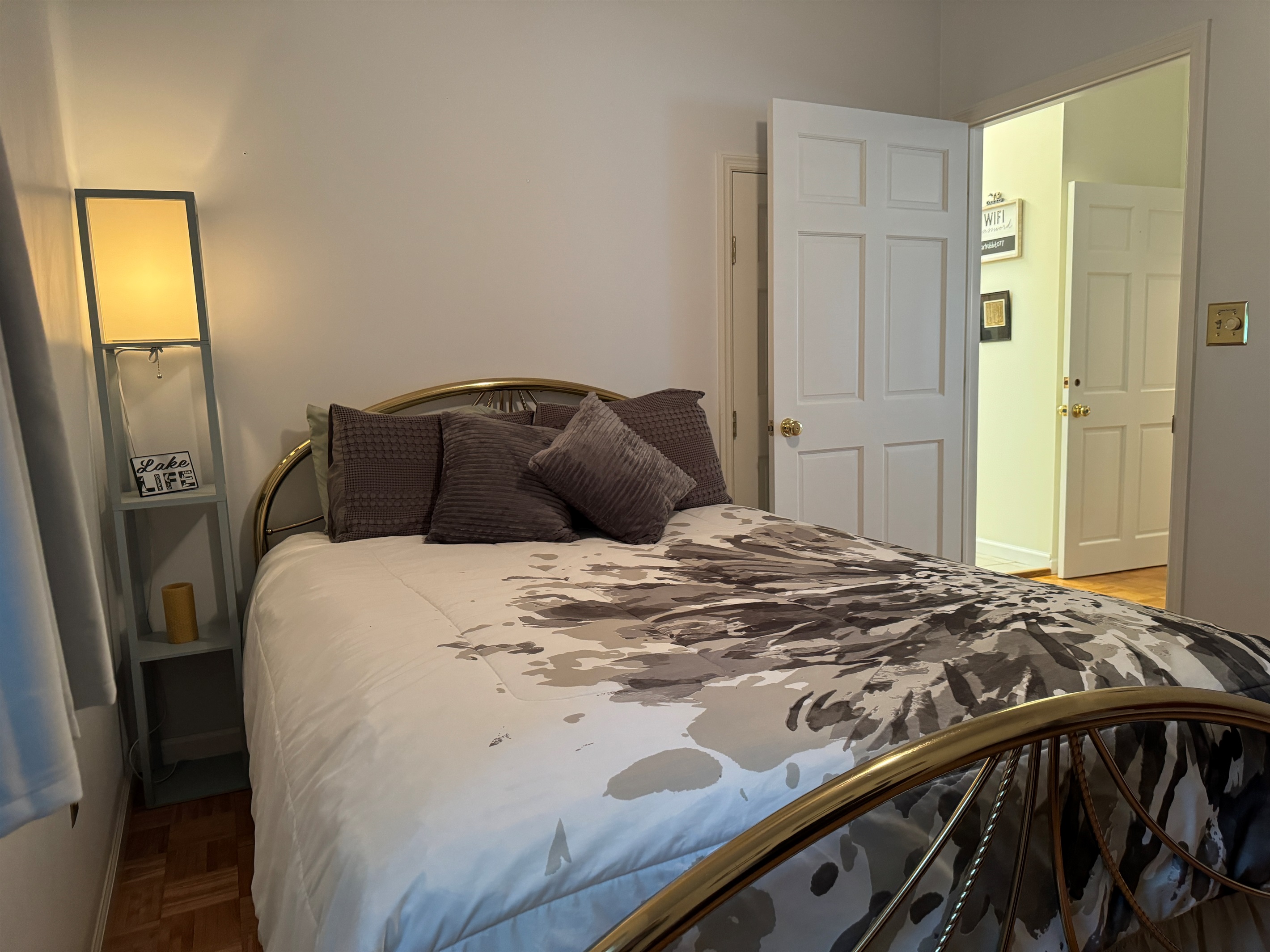 Queen Bedroom off the first floor.