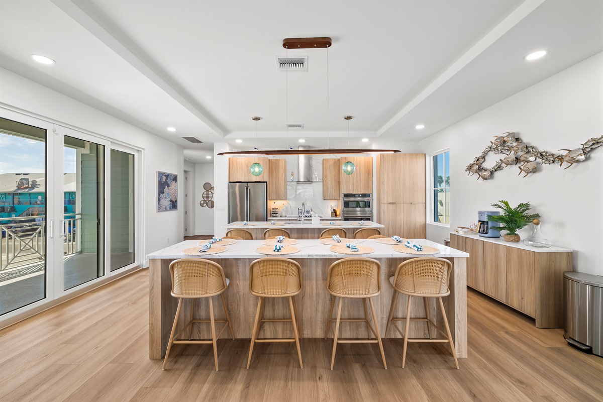 Kitchen stocked with every cooking instrument you'll ever need