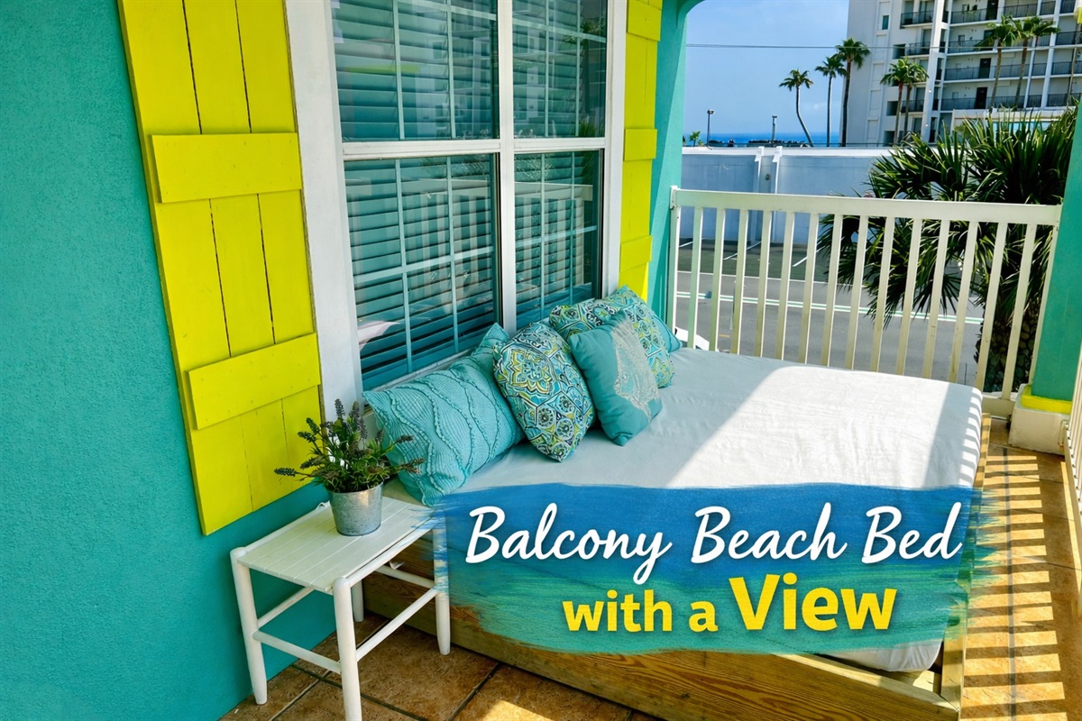 Balcony beach bed